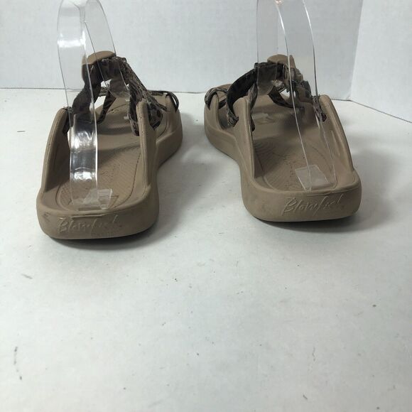 Blowfish Malibu Sandals Womens Size 8 Leopard Print Strappy Brown ZS008 C3 - Picture 7 of 10